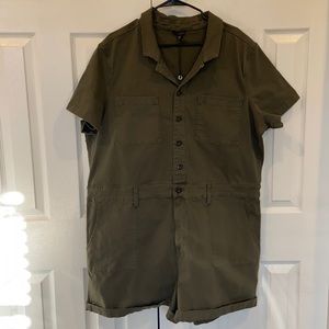 NWT Lucky Brand Utility Romper XXL